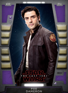 Poe Dameron The Last Jedi 2020 Base Series 2 Star Wars Card