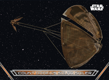 Count Dooku s Solar Sailer Galactic Files 2018 Vehicles Star Wars Card Trader Wiki Fandom