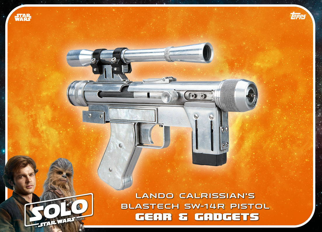 Lando Calrissian's BlasTech SW14R Pistol Solo A Star Wars Story