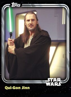 Qui-Gon Jinn (F) Card - Star Wars Trading Card Game