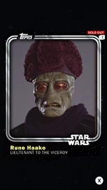 Rune Haako - Lieutenant to the Viceroy