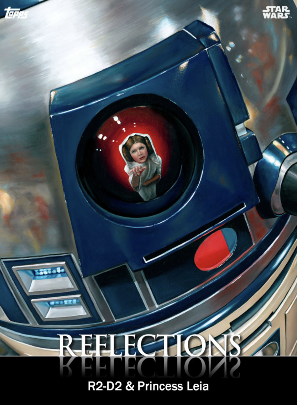 R2-D2 & Princess Leia - Reflections | Star Wars: Card Trader Wiki