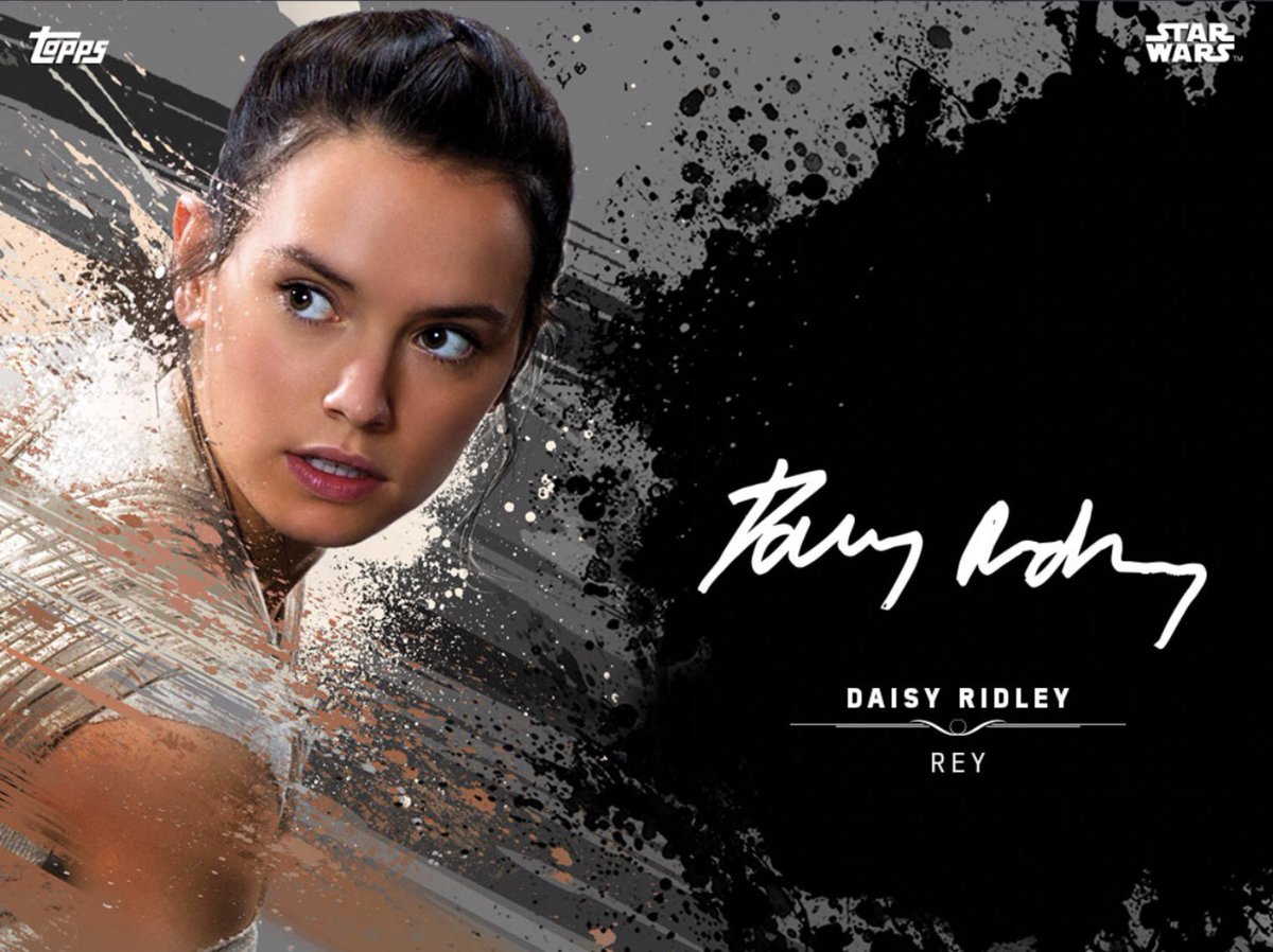 Daisy Ridley - Rey - Signature | Star Wars: Card Trader Wiki | Fandom