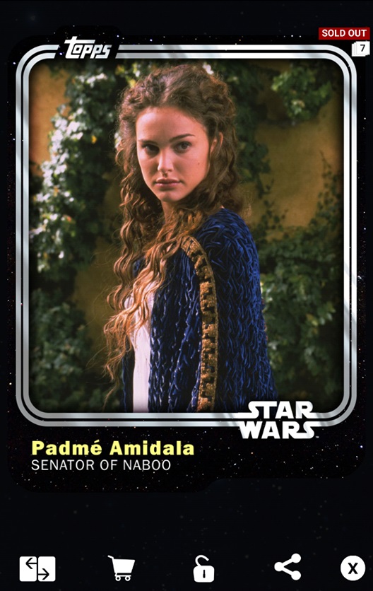 Padmé Amidala - Senator of Naboo (AOTC) - Base Series 1 | Star