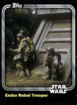 Endor Rebel Trooper Rebel Alliance Base Series 1 Star Wars Card Trader Wiki Fandom