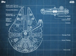 MillenniumFalcon-Blueprints-front