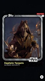 Captain Tarpals - Gungan Security
