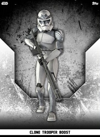 Clone Trooper Boost Rank File Star Wars Card Trader Wiki Fandom