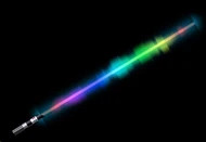 rainbow gem lightsaber
