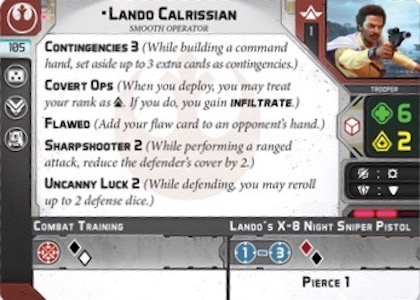 Star Wars: Legion - Lando Calrissian Commander