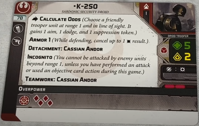 Cassian Andor and K-2SO Commander Expansion