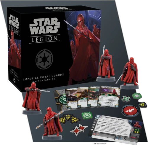 Imperial royal guards spread