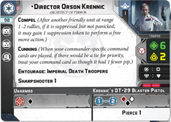 Star Wars Legion Director Orson Krennic Expansion Tabletop