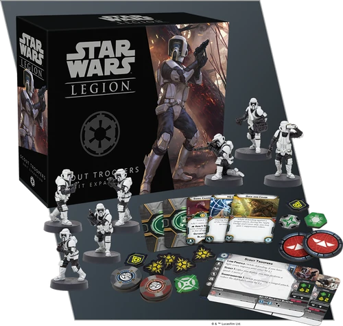 Scout troopers spread