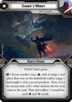 Vaders-might card