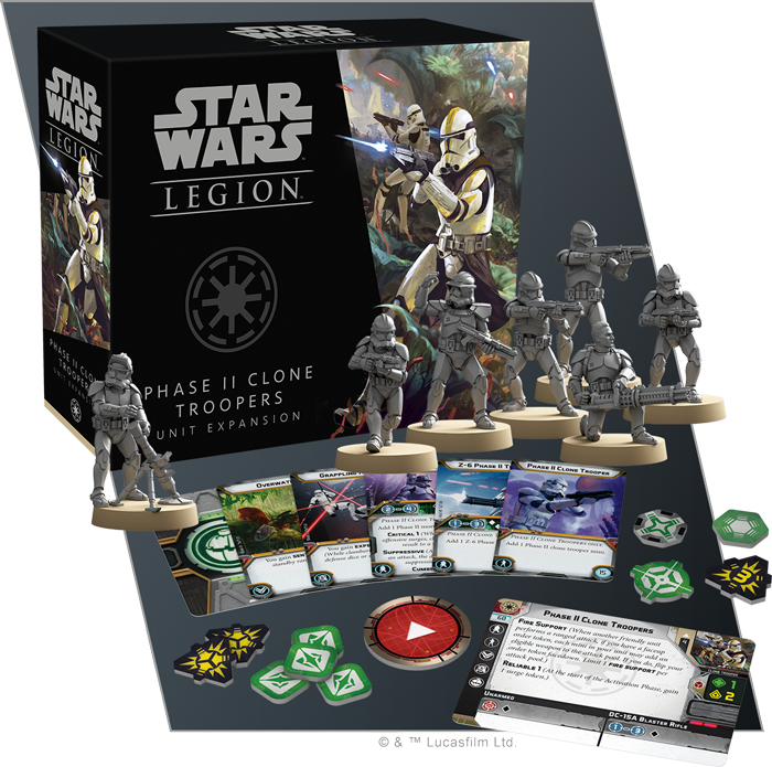 Star Wars: Legion - Phase II Clone Troopers Unit Expansion 