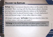 Recover the supplies