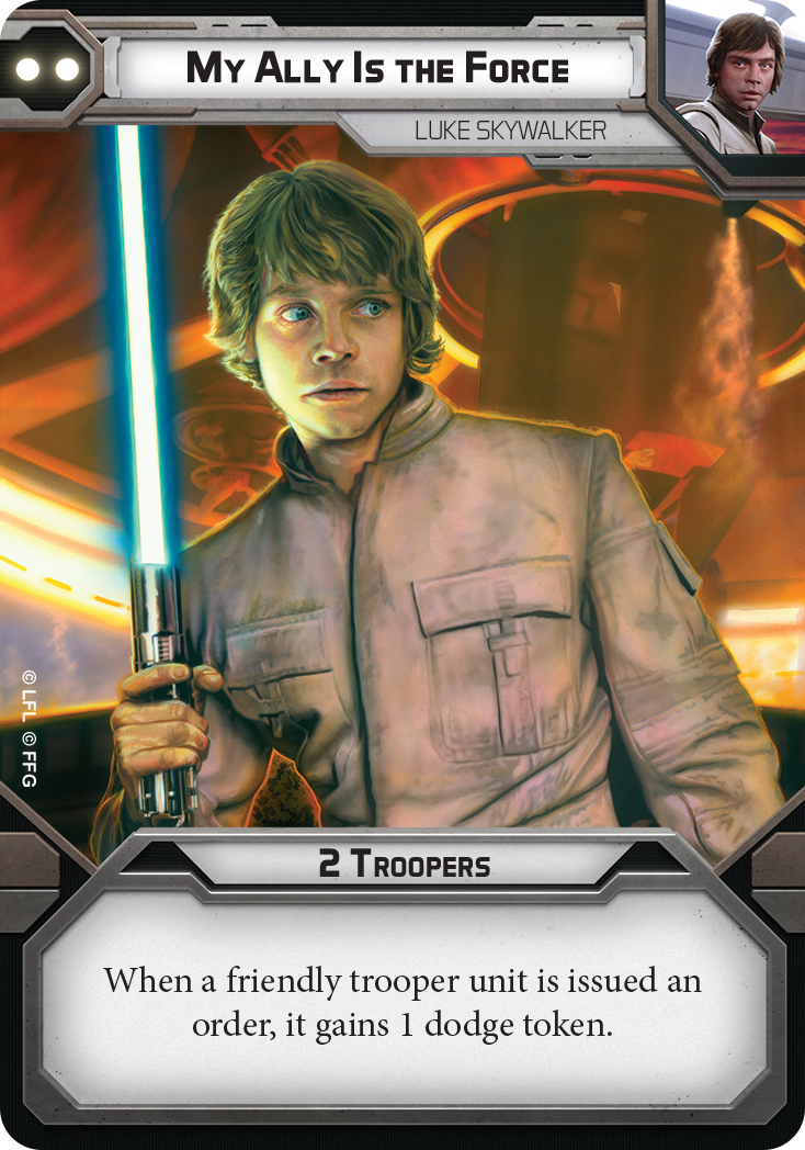 Category Luke Skywalker Command Cards Starwarslegion Wiki Fandom