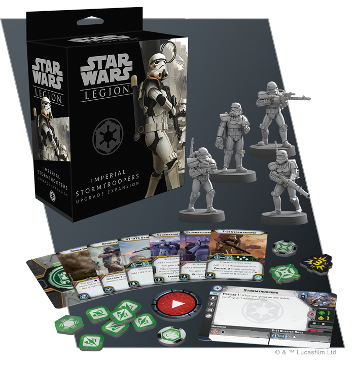 Star Wars Legion Stormtrooper expansion (ISB Troopers Proxy)