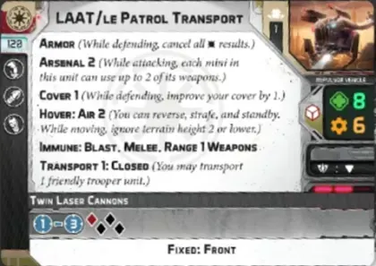 LAAT/le Patrol Transport (Empire) | Starwarslegion Wiki | Fandom