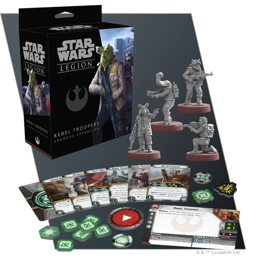 Rebel troopers upgrade spread