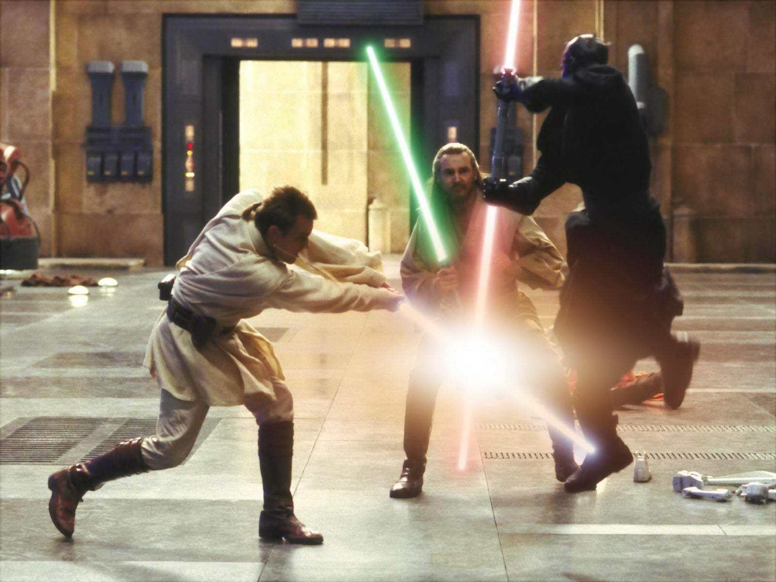 Star Wars': Making the Qui-Gon Jinn, Obi-Wan Kenobi, Darth Maul Fight