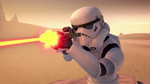 Trooper firing blaster