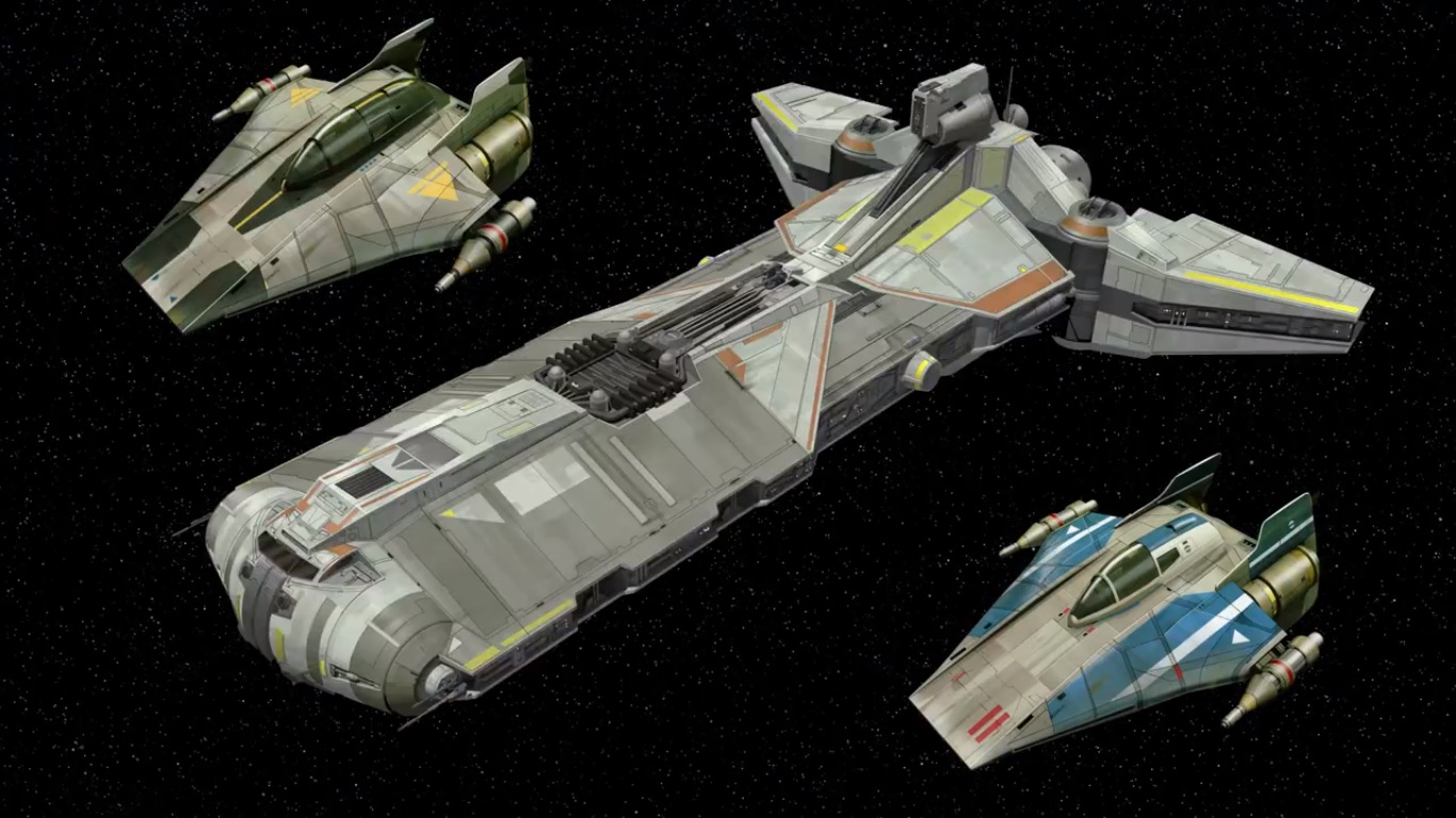 star wars rebel starships