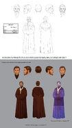Obi-Wan illustrations, based on his Star Wars Episode III: Revenge of the Sith look.
