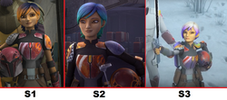 Sabine's Armor & Hair Series Progression