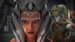 Ahsoka in deep thought.