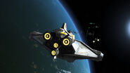 The Phantom II, docked with the Ghost