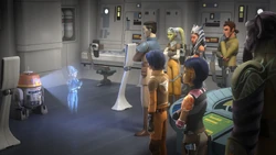 After Maketh Tua contacts the rebels, Commander Sato authorizes a mission to assist her.