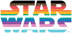 The Star Wars logo with Pride stripes is new; LGBTQIA+ people working on Star Wars is not