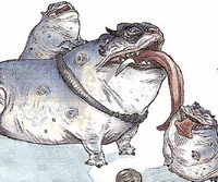 A blarth and her pups