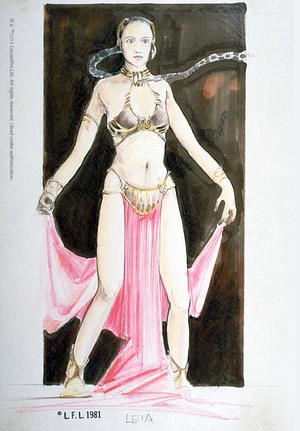 Full-body costume concept illustration.