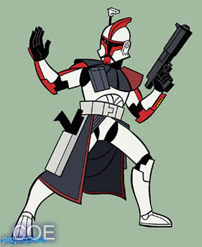 Star wars red clone trooper new arrivals