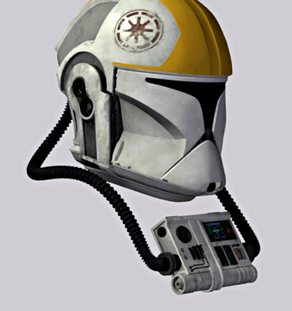 Clone trooper sales pilot helmet