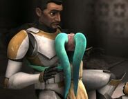 Boil with Numa; the young Twi'Lek girl he helped rescue and reunite with her father during the "Liberty On Ryloth" campaign during the Clone Wars.