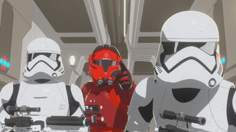 red first order stormtrooper