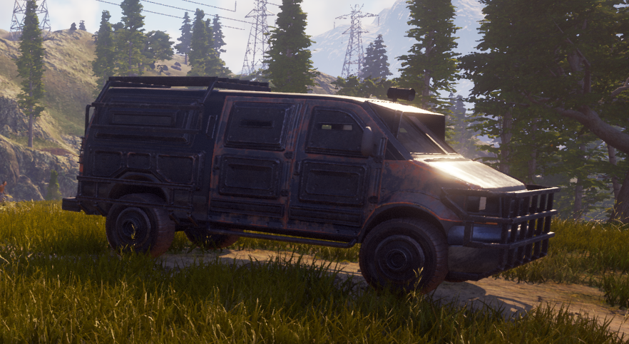 Van state. Фургоны в State of Decay 2. State of Decay 2 Cargo van. State of Decay 2 4 дверный микроавтобус.