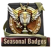 Seasonal badges icon