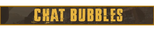 Banner chat bubbles cat