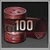 100 gas
