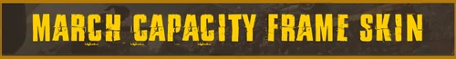 March capacity banner