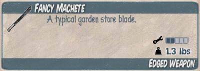 Machete, Stranded Deep Wiki