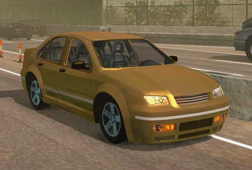 Modern Sedan (Gold, replace the pale yellow version) (Lifeline/YOSE)