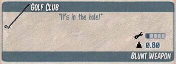 Golf club