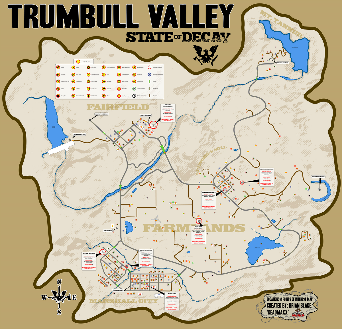 Locations  State of Decay Wiki  Fandom