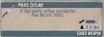 Pirate Cutlass